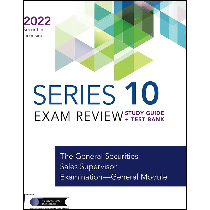 کتاب Series 10 Exam Study Guide 2022 + Test Bank اثر جمعي از نويسندگان انتشارات بله