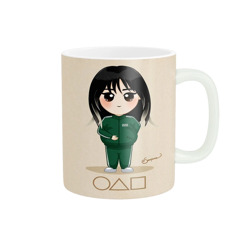 ماگ پادآفرین مدل بازی مرکب طرح اسکویید گیم کد p9251