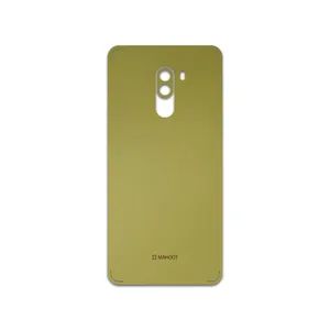MAHOOT Matte-Gold Cover Sticker for Xiaomi POCOPHONE F1
