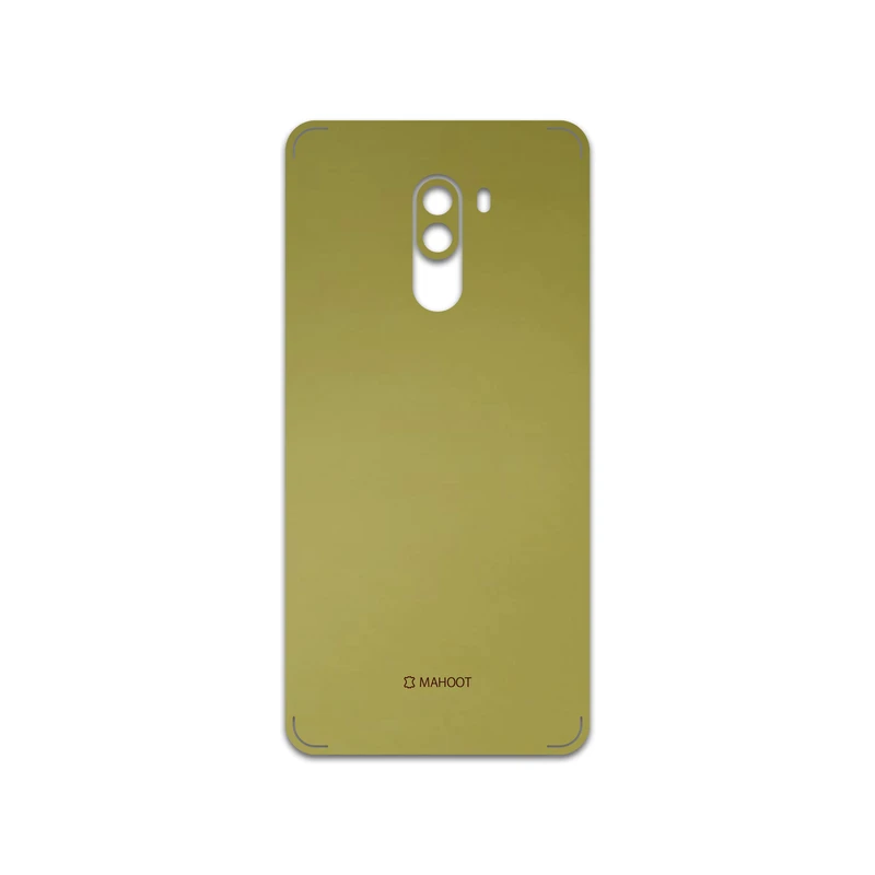 برچسب پوششی ماهوت مدل Matte-Gold مناسب برای گوشی موبایل شیائومی POCOPHONE F1