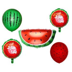 بادکنک فویلی سورتک مدل یلدا کد 203 مجموعه 5 عددی