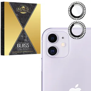محافظ لنز دوربین شیشه‌ای ژینوس مدل RINX مناسب برای گوشی موبایل اپل iPhone 11