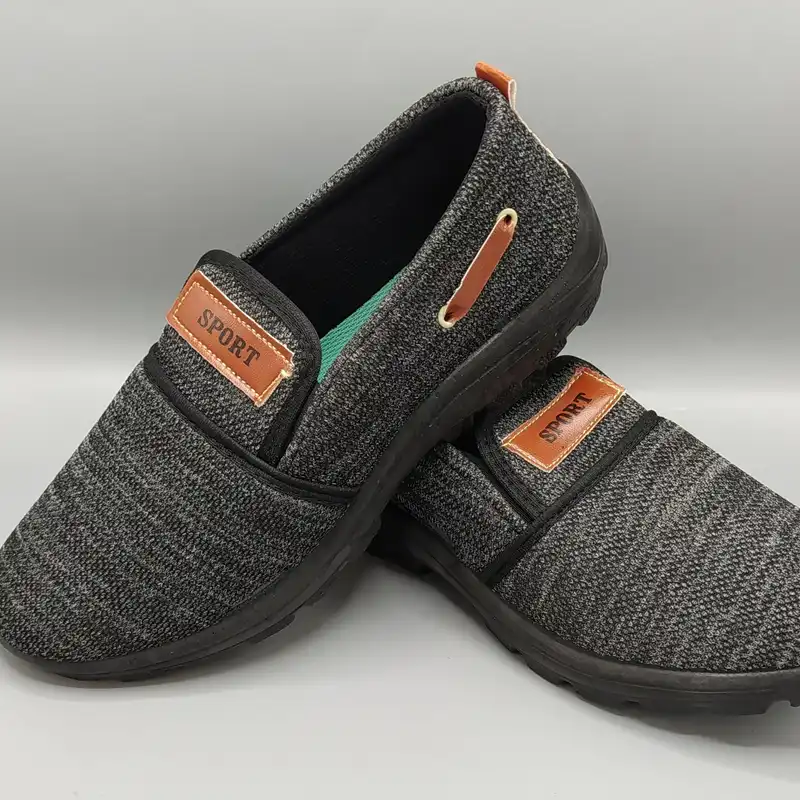 کفش پیاده روی مدل دیپلمات کمربندی رنگ ذغالی