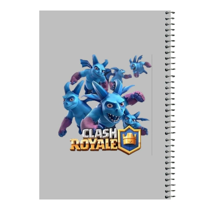 دفتر مشق 80 برگ اس جی مدل کلش رویال کد۲۲   