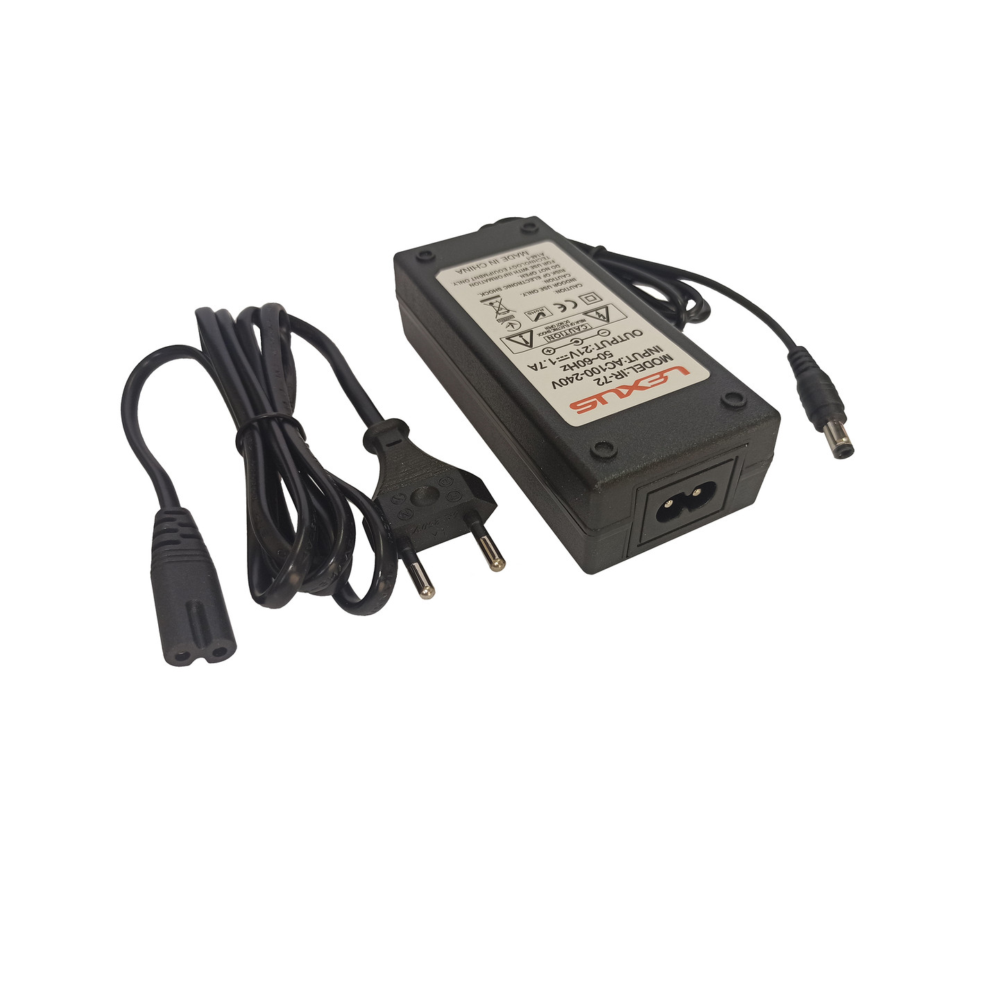 شارژر باتری 21 ولت 1.7 آمپر لکسوس مدل IR-72