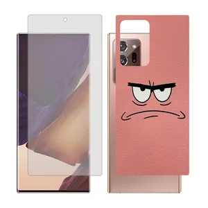 phone Glass Together model matte screen protector suitable for Samsung Galaxy Note20 Ultra 5G mobile phone with cover sticker on the back of the