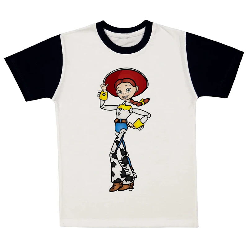 تی شرت آستین کوتاه دخترانه مدل اسباب بازی A09