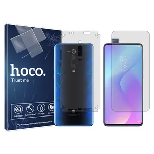 Hoco HyGEL model transparent screen protector suitable for Xiaomi Mi 9T mobile phone along with the back protector