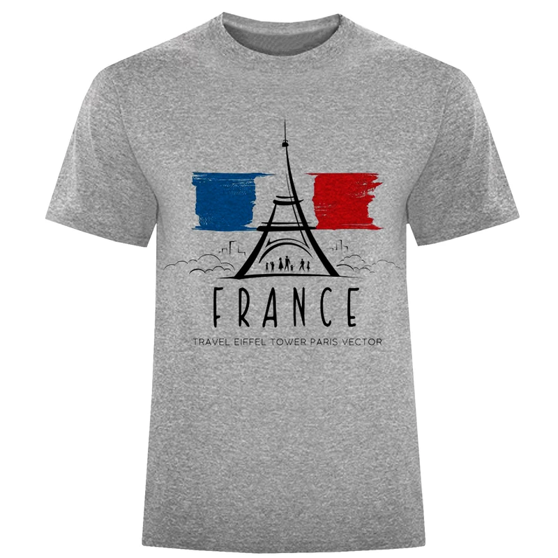 تی شرت آستین کوتاه مردانه مدل ایفل F1047