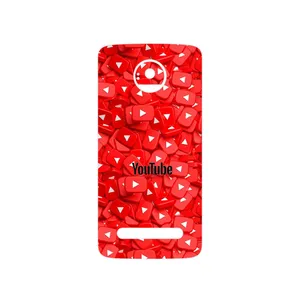 MAHOOT Youtube Cover Sticker for Motorola Moto Z2 Play