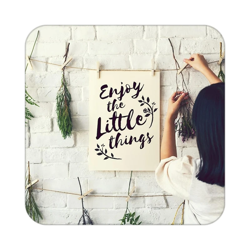 زیر لیوانی کاکتی طرح جملات انگیزشی و مثبت مدل mp25157