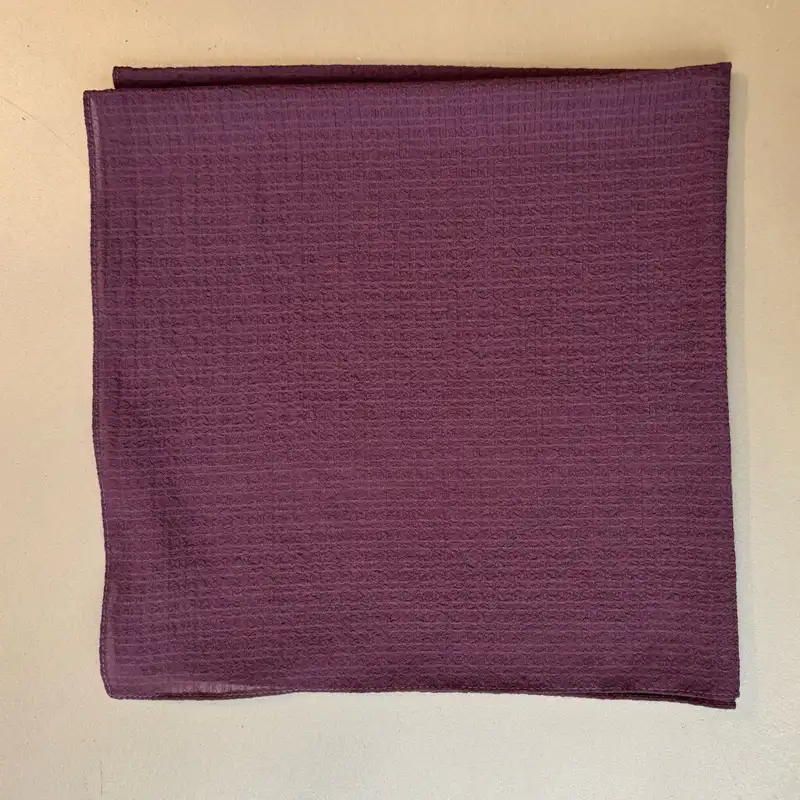 روسری زنانه مدل مینی اسکارف نخی ساده کد 6