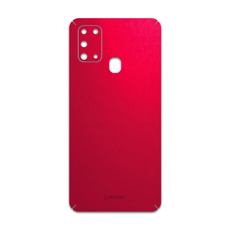 برچسب پوششی ماهوت مدل Matte-Warm-Red مناسب برای گوشی موبایل سامسونگ Galaxy M31