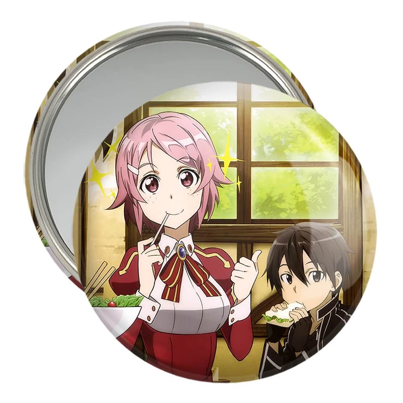 آینه جیبی خندالو مدل انیمه هنر شمشیر زنی آنلاین  کد 12088