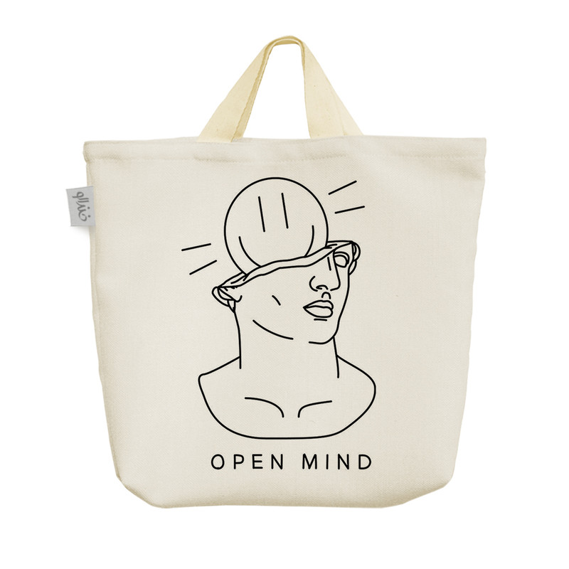 ساک خرید خندالو مدل Open mind کد 5219