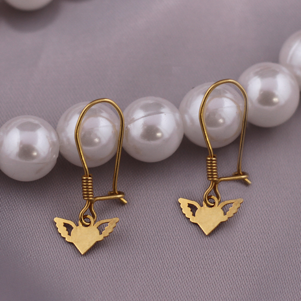 گوشواره طلا 18 عیار زنانه گالری مرجان مدل 1053