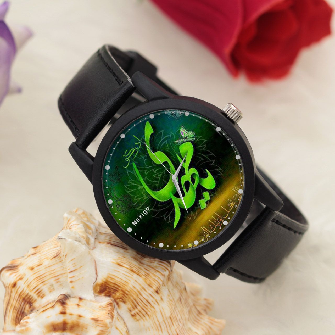 ساعت مچی عقربه ای ناکسیگو طرح یا مهدی کد LF4260 -  - 4