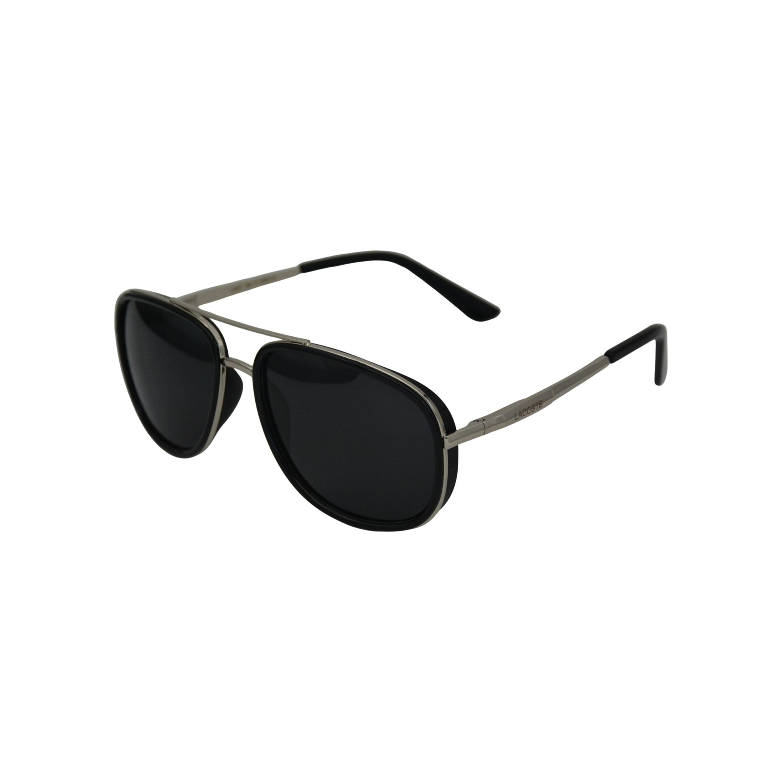 عینک آفتابی خلبانی (Aviator) مردانه لاگوست مدل L758S SIL COL POLAR