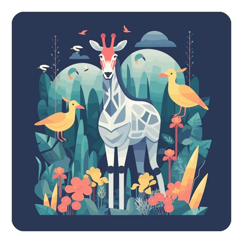 مگنت کاکتی طرح حیوانات رنگی مدل mp26300