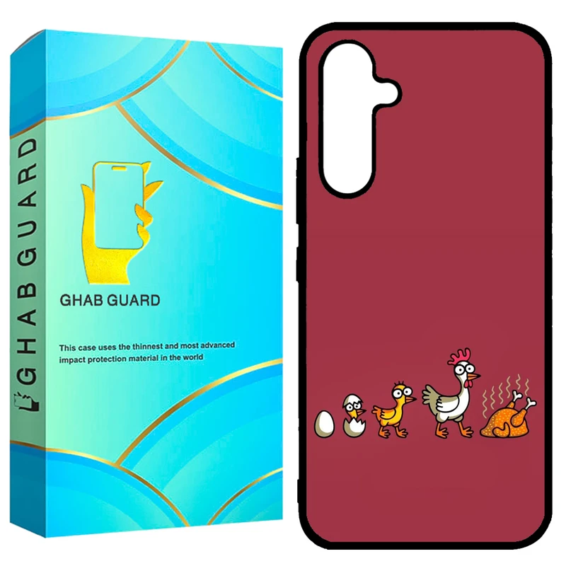 کاور قاب گارد طرح مرغ مدل GCHPA54 مناسب برای گوشی موبایل سامسونگ  Galaxy A54 5G