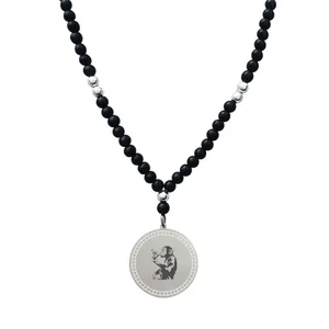 گردنبند مردانه ترمه 1 مدل میمون کد oxs1235