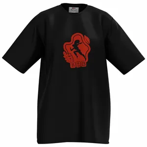 تی شرت لانگ زنانه برساد مدل B403 رنگ مشکی