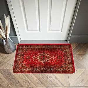 پادری مدل پتینه طرح فرش کد M4-218 سایز 46×76 سانتی متر 