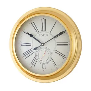 ساعت دیواری لوتوس مدل M-17021-FREMONT-GOLD