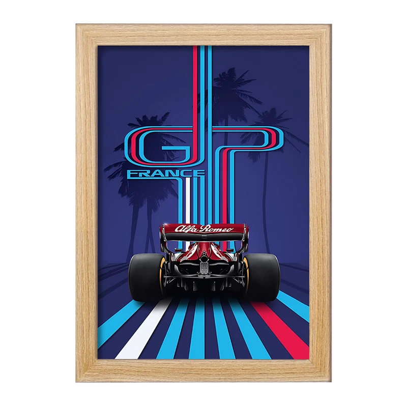 تابلو خندالو مدل ماشین مسابقه ای کد F4957