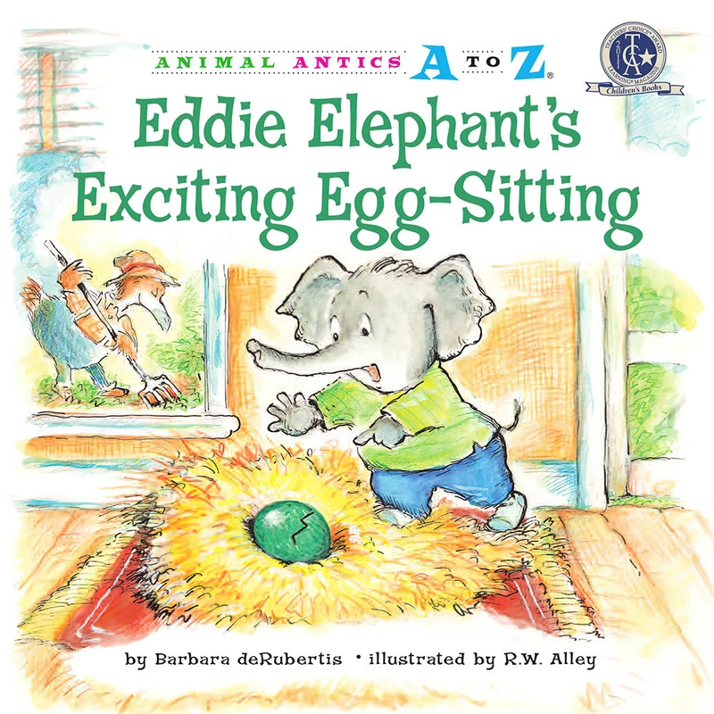 کتاب Eddie Elephants Exciting Egg-Sitting اثر Barbara deRubertis انتشارات Astra Publishing House