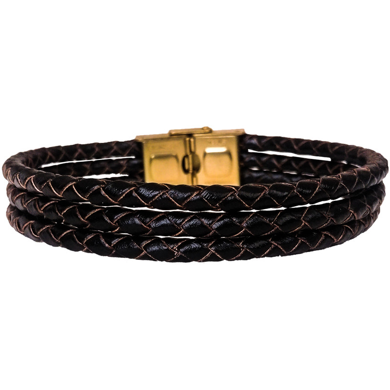 دستبند چرم وارک مدل دایان کد rb322