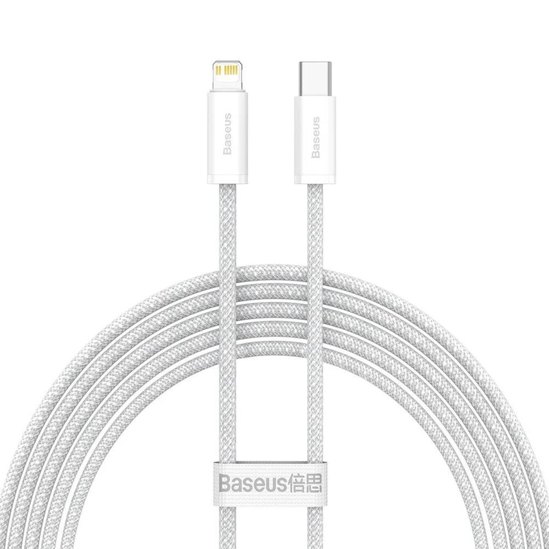 کابل تبدیل لایتنینگ به USB-C باسئوس مدل CALD0001 طول 2 متر