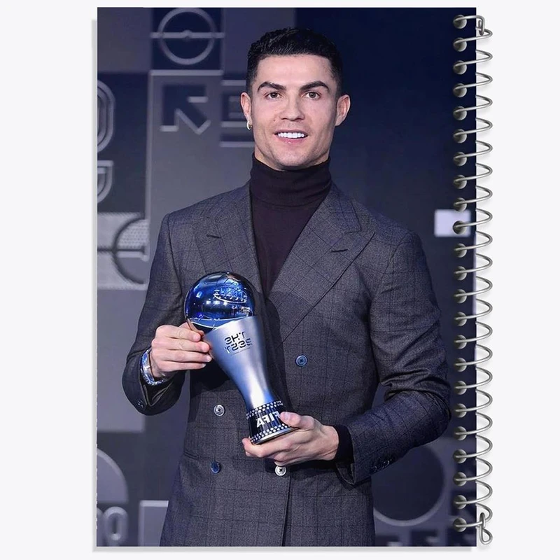 دفتر نقاشی 50 برگ خندالو مدل کریستیانو رونالدو کد 13925