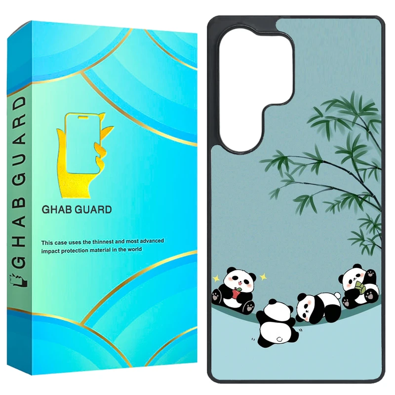 کاور قاب گارد طرح پاندا مدل GS25U مناسب برای گوشی موبایل سامسونگ Galaxy S25 Ultra 