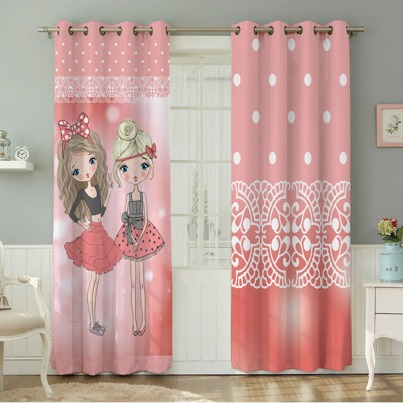 پرده نیروانا طرح   کودک مدل هازان کد 4419 سایز 140×280 سانتی متر