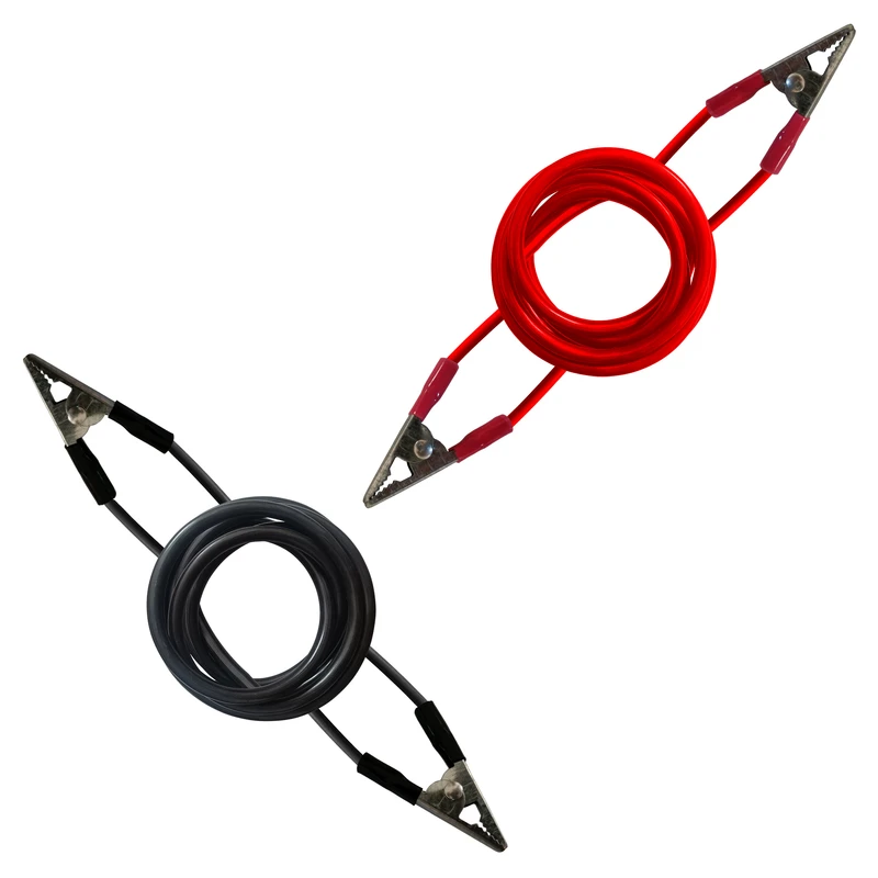 کابل اتصال باتری به باتری خودرو مدل DURACELL 900A-2.5m مجموعه دو عددی
