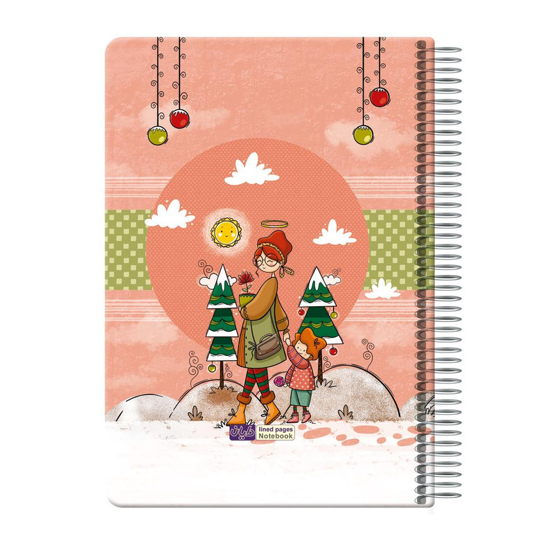 دفتر مشق 100 برگ دایان طرح آنجل کد 05