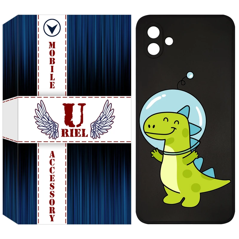 کاور یوریل مدل KSH کد 62 طرح دایناسور فضانورد مناسب برای گوشی موبایل سامسونگ Galaxy A05