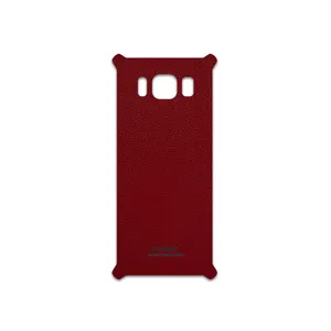 MAHOOT Red-Leather Cover Sticker for Samsung Galaxy S8 Active
