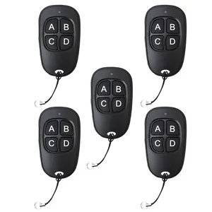 ریموت در ورودی طرح تخم مرغی کد Dezh-433-blck بسته 5عددی