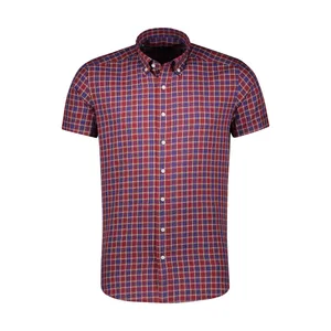پیراهن آستین کوتاه مردانه کیکی رایکی مدل MBB20169-338