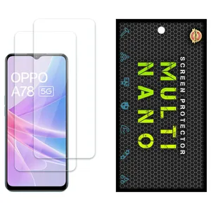 Multi Nano X-S2N Screen Protector For Oppo A78 Pack of 2