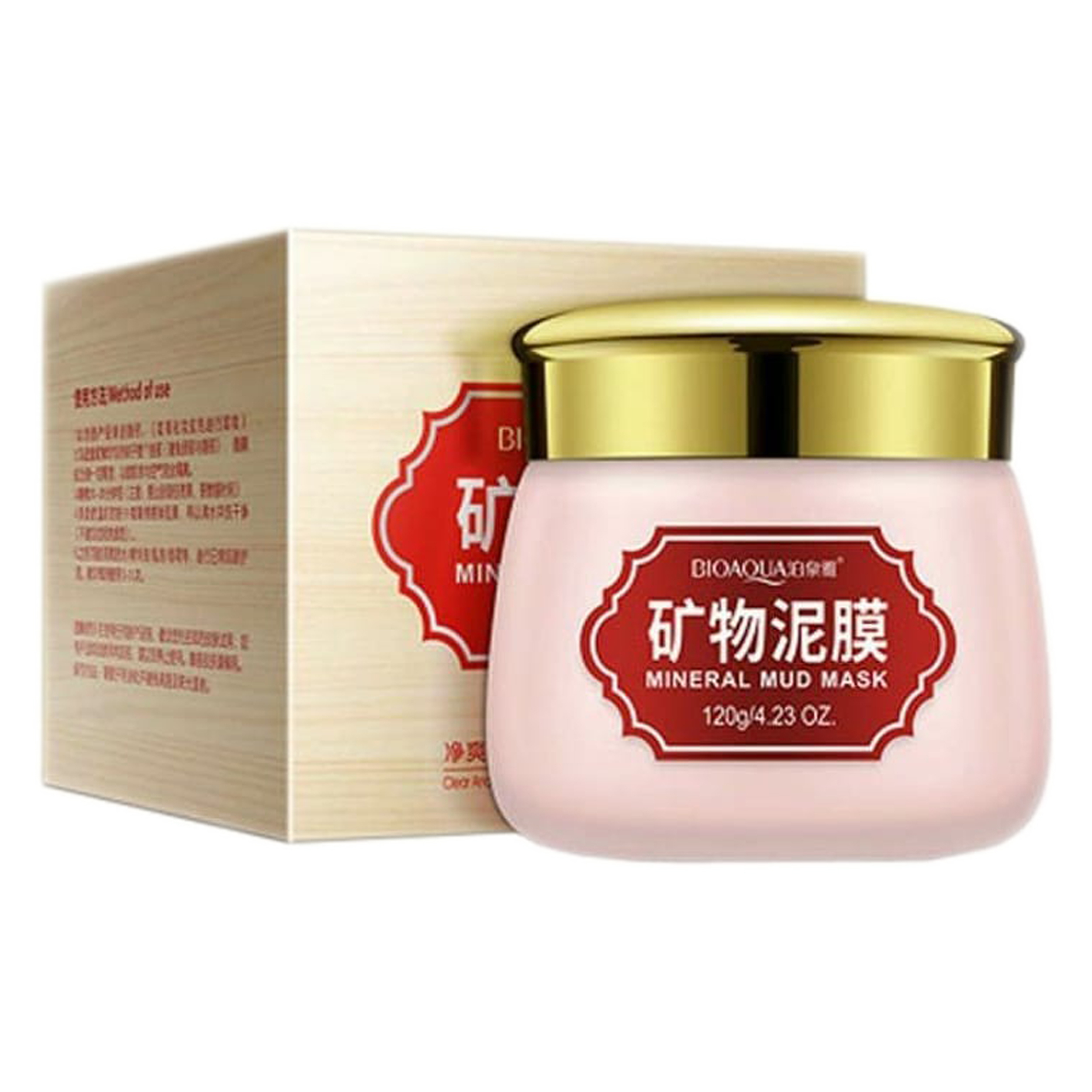 ماسک صورت بایو آکوا مدل MINERAL MUD حجم 120 میلی لیتر
