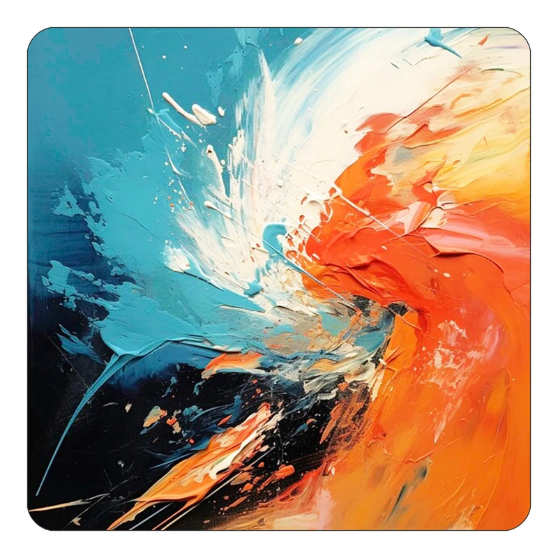 مگنت کاکتی طرح نقاشی رنگ روغن مدل mp69861