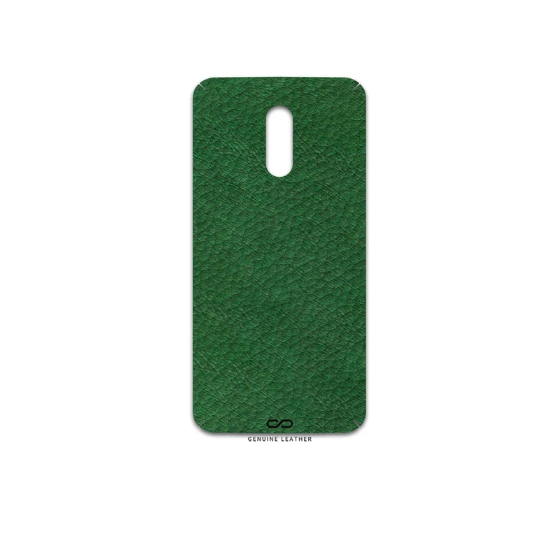 برچسب پوششی ماهوت مدل Green-Leather مناسب برای گوشی موبایل وان پلاس 7
