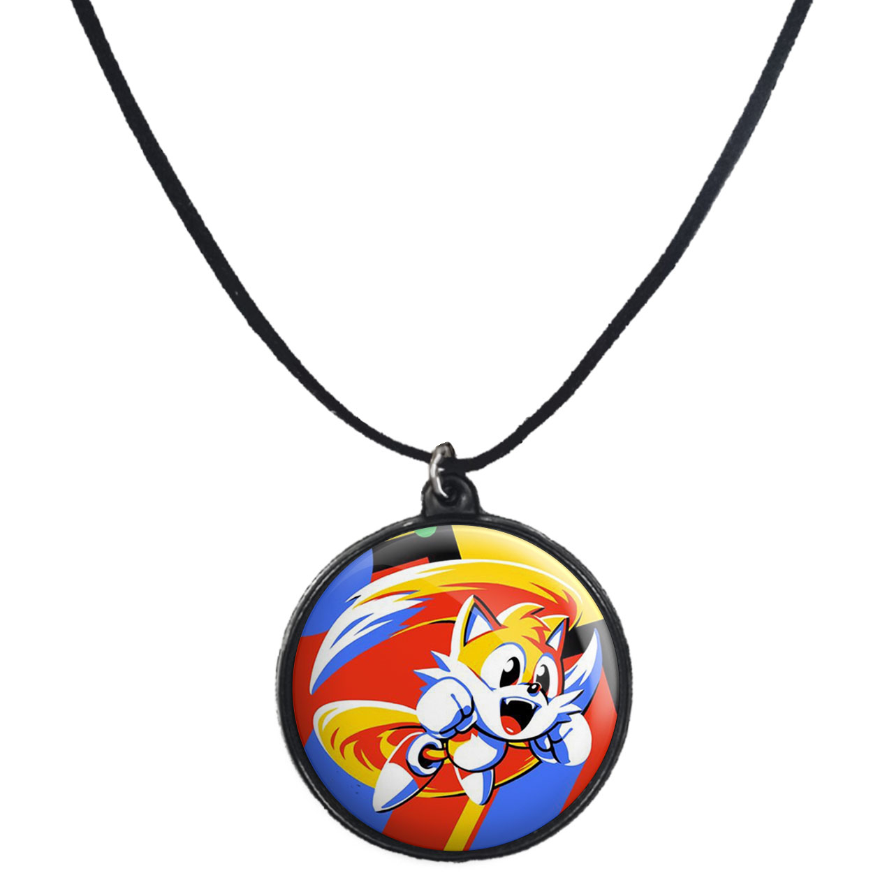 گردنبند پرمانه طرح سونیک کد pmb.15001 مدل دو طرفه