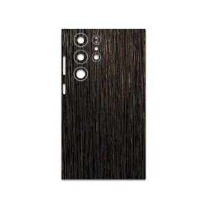 MAHOOT Dark-Gold-Stripes-Wood Cover Sticker for Samsung Galaxy S23 Ultra