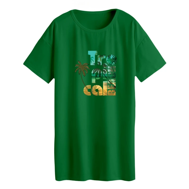 تی شرت لانگ زنانه مدل ساحل 1