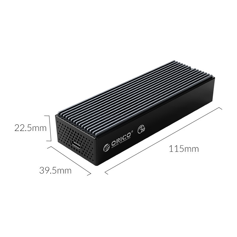 قاب اس اس دی اکسترنال NVMe M.2 اوریکو مدل M2PVC3-G20