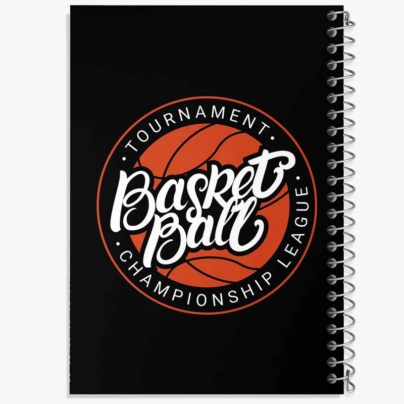 دفتر شطرنجی 50 برگ خندالو طرح بسکتبال Basketball کد 26441